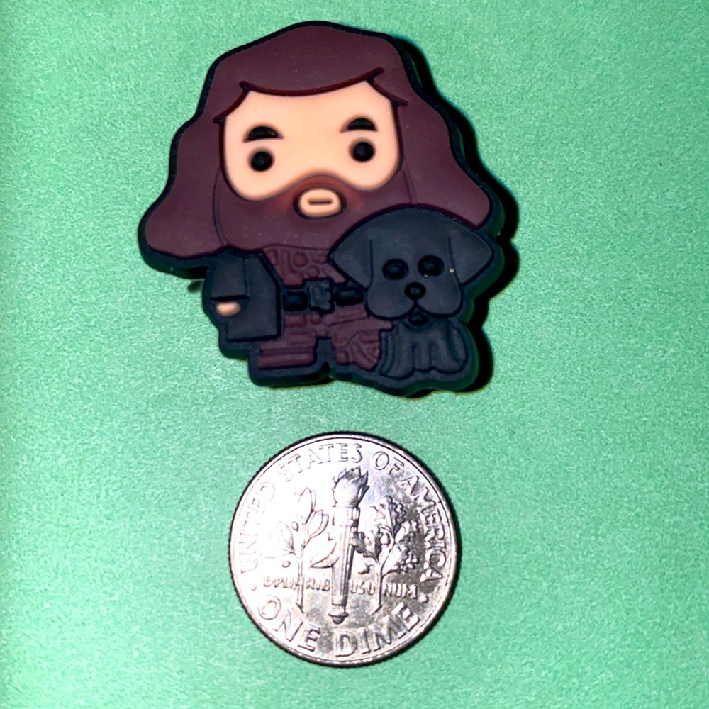 (10 for $15) Rubeus Hagrid Harry Potter Movie Crocs Shoe Charms